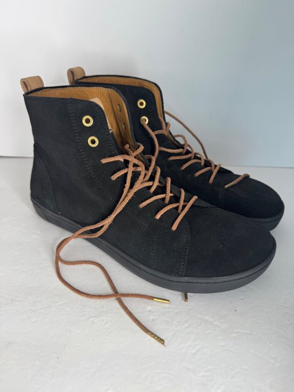 Birkenstock Bartlett Black Suede Sneaker Boot EU 45 US 12 NIB - Picture 6 of 9